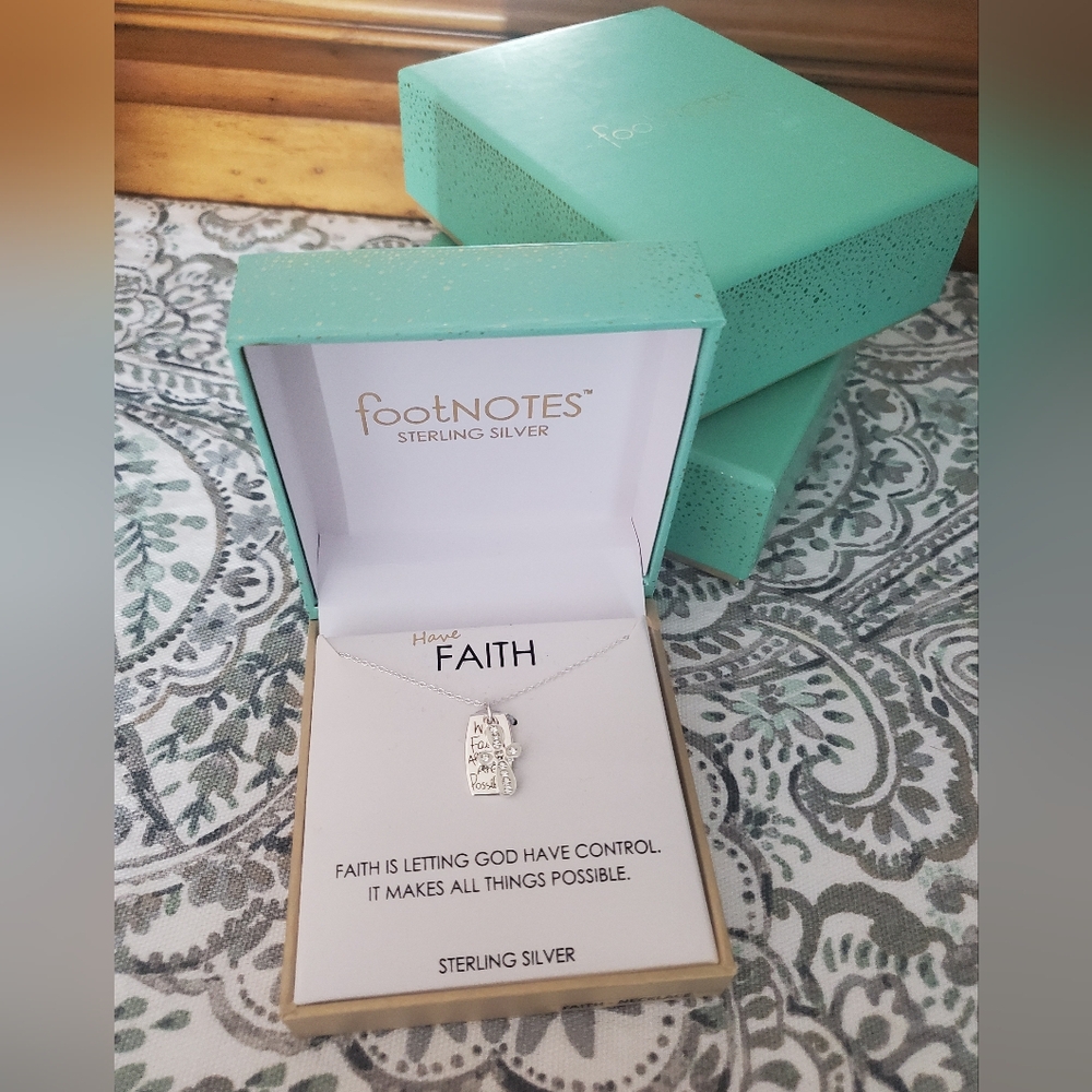 Faith Pendant Necklace